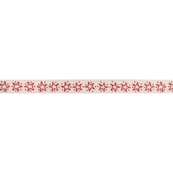 Panglica Rayher, stelute, 15 mm, pretul este pe metru liniar
