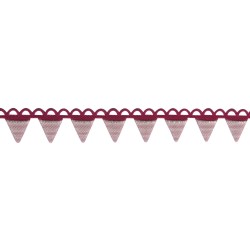 Banda roz Rayher, fanioane, 15 mm, pretul este pe metru liniar Banda roz Rayher, fanioane, 15 mm, pretul este pe metru liniar