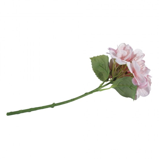 Decoratiune hortensie, roz pal, 33cm