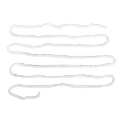 Snur de plus, 8mm ø, white, tab-card 3m Snur de plus, 8mm ø, white, tab-card 3m