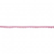 Mini pom-pom border, pale-pink, 1cm, tab-card 3m