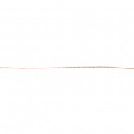 Snur antique pink Rayher, cu fir auriu, 1.5 mm, pretul este pe metru liniar