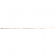 Snur taupe Rayher, cu fir auriu, 1.5 mm, pretul este pe metru liniar