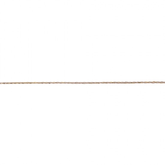Snur taupe Rayher, cu fir auriu, 1.5 mm, pretul este pe metru liniar