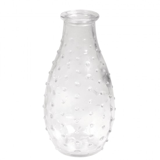 Vaza sticla Rayher, diam.7cm, inaltime 14 cm