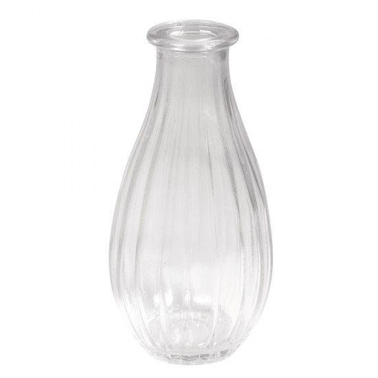 Vaza sticla, diam.7cm, inaltime 14 cm