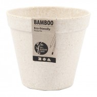 Ghiveci bambus, Natur,  diametru 11 cm