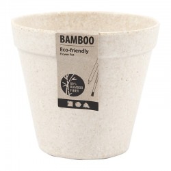 Ghiveci bambus, Natur,  diametru 11 cm Ghiveci bambus, Natur,  diametru 11 cm