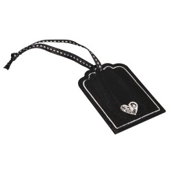 Eticheta metal, Rayher, 5.3x8 cm, 2 buc/set