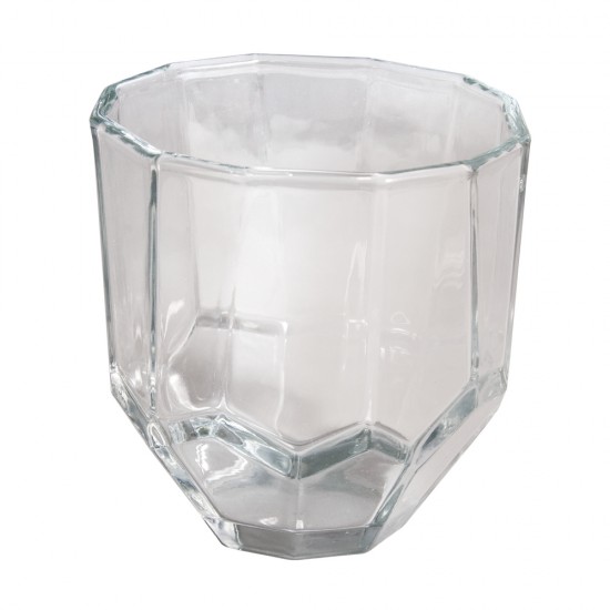 Vaza sticla Rayher, 9x9x9 cm