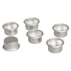 Suport lumanare metalic 2,2cm o, 6pc