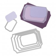 Sizzix set stante etichete, Rayher, 5/set