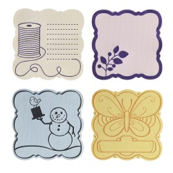 Pachet expansiune, design mediu, patrate, 4 piese/set