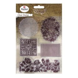 Stampila Rayher, silicon, Floral , dimensiuni 4-12,5 cm Stampila Rayher, silicon, Floral , dimensiuni 4-12,5 cm