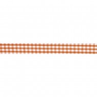 Fabric tape dark orange Rayher, 15 mm, 5 m/rola