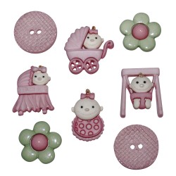 Nasturi - Baby Girl, 8buc/set
