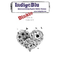 Stampila Rayher IndigoBlu, "Love is", dimensiune 105x100 mm Stampila Rayher IndigoBlu, "Love is", dimensiune 105x100 mm