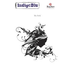 Stampila Rayher IndigoBlu, Ella Bella , dimensiune 105x105 mm Stampila Rayher IndigoBlu, Ella Bella , dimensiune 105x105 mm