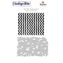 Stampila Rayher, A5: Itsy Bitsy Backgrounds 2, 166x118mm, tab-bag 1pc Stampila Rayher, A5: Itsy Bitsy Backgrounds 2, 166x118mm, tab-bag 1pc