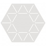 Sablon cutie Rayher, stea, 14.5x12.5 cm, 3 piese