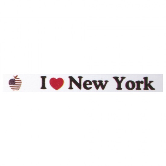 Banda adeziva I Love New York, 15mm, roll 15m