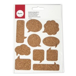 Etichete decorative Rayher DIN pluta, 10 / set