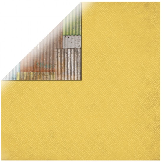 Hartie pentru scrapbooking Safari Corrugated, 30.5x30.5cm, 190g/m2