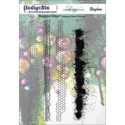 Stampila Rayher,: Rugged Edge, 200x30mm-180x55mm, tab-bag 1pc Stampila Rayher,: Rugged Edge, 200x30mm-180x55mm, tab-bag 1pc