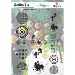 Stampila Rayher IndigoBlu, "Limor Circles", dimensiune 15x15 mm-45x45 mm Stampila Rayher IndigoBlu, "Limor Circles", dimensiune 15x15 mm-45x45 mm