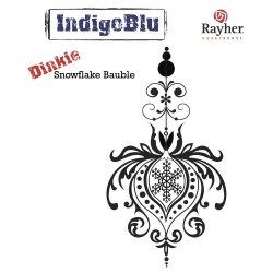 Stampila Rayher IndigoBlu, "Snowflake Bauble" Stampila Rayher IndigoBlu, "Snowflake Bauble"