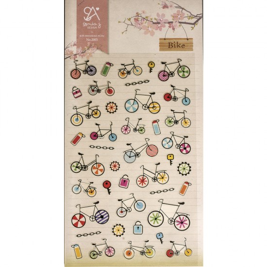 Sticker biciclete si accesorii, dimensiune 15x9.2 cm