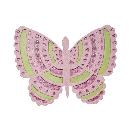 Sizzix Thinlits Set- Graceful Butterfly, 7.7x5.96cm, tab-blister 2pc