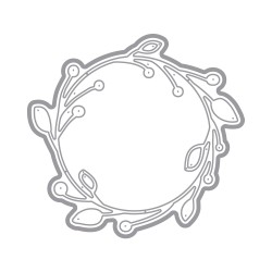 Stanta Rayher, coroana cu frunze, diametru 7.5 cm Stanta Rayher, coroana cu frunze, diametru 7.5 cm