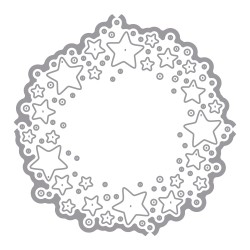 Stanta Rayher, coroana cu stelute, diametru 8 cm Stanta Rayher, coroana cu stelute, diametru 8 cm