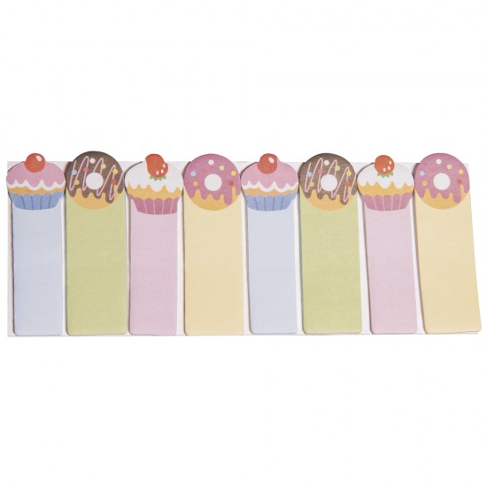 Memo-stickers : Muffin & Donut, 1.5x4.5cm
