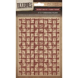 Matrita embosare Rayher, Basket Weave, 12.7x17.78 cm Matrita embosare Rayher, Basket Weave, 12.7x17.78 cm