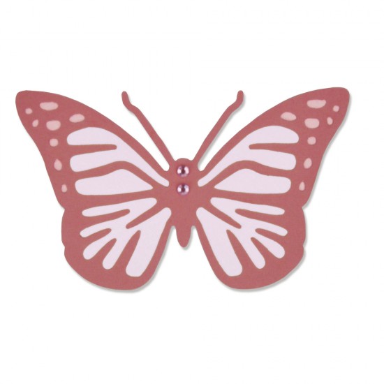 Matrita Sizzix Thinlits - Fluture perforat, 1 piesa, aprox. 7x4.5 cm