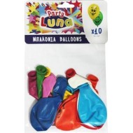 Baloane SMILEY, 10/set, diverse culori