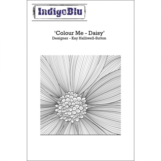 Stampila Rayher, A6: Colour me Daisy, 90x90mm, tab-bag 1pc.