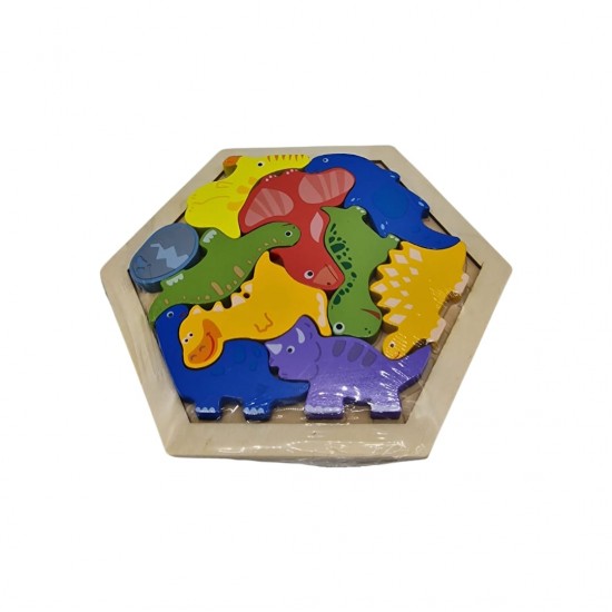 Puzzle lemn 16.5 x 16.5cm