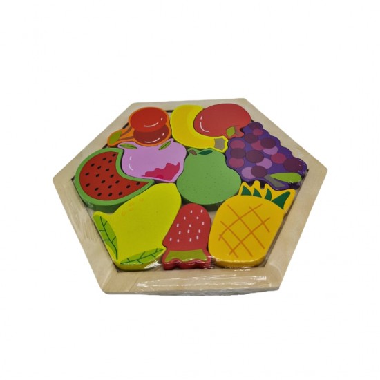 Puzzle lemn 16.5 x 16.5cm