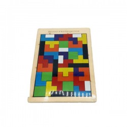Puzzle lemn tangram Puzzle lemn tangram