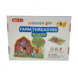 Joc lemn interactiv siret "Ferma " , 26 piese