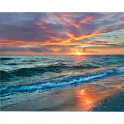 Set Pictura pe numere panza pe sasiu, 40 x 50 cm , apus 89683