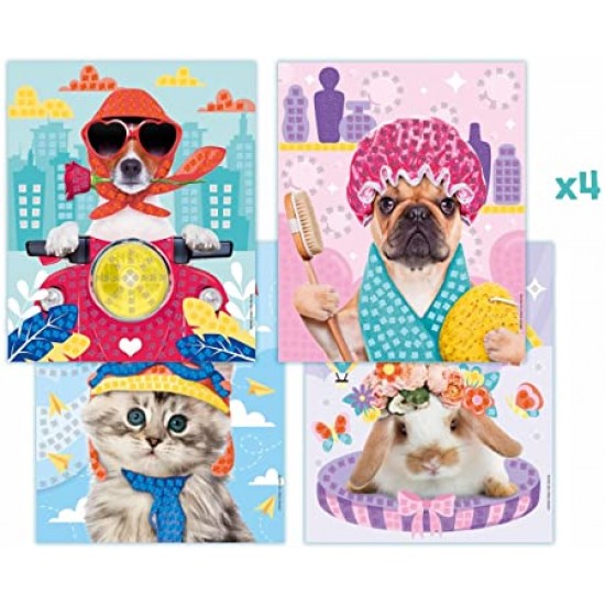 Kit creativ  Cute Animals Photo Mozaic Maped 907050