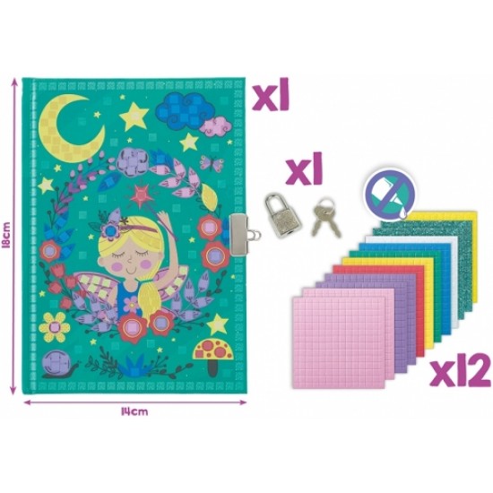 Set Creativ Secret Mosaics - Jurnal secret Maped