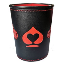 Cupa Piele ECO + 6 Zaruri - CARTAMUNDI Cupa Piele ECO + 6 Zaruri - CARTAMUNDI