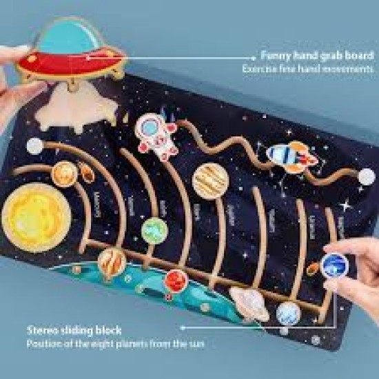 Joc educativ, labirint Sistemul solar