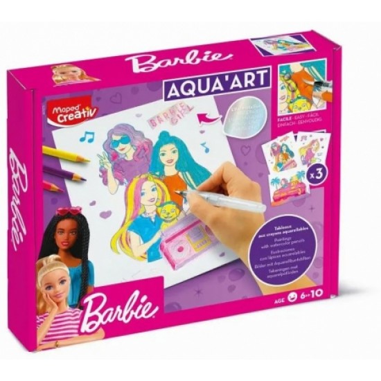 Set creativ  Maped Barbie Aqua'Art