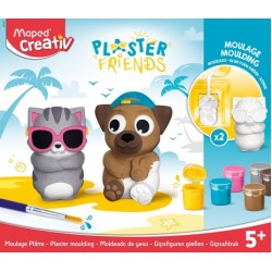Set Creativ Plaster Friends Pisica & Caine Maped Set Creativ Plaster Friends Pisica & Caine Maped
